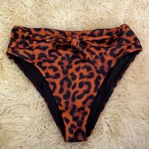 Gorgeous cheetah NWT Free People bikini bottom